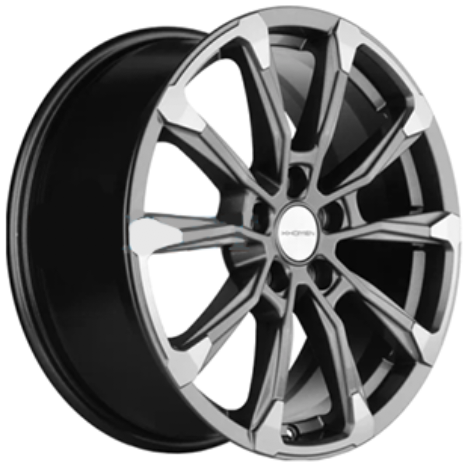 Диски Khomen Wheels KHW1808 (Xceed/CX-5/Mazda) Gray-FP